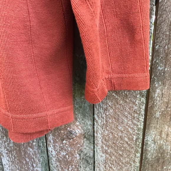 Mens top burnt orange sweater XL haggar fall shirt - Picture 5 of 7